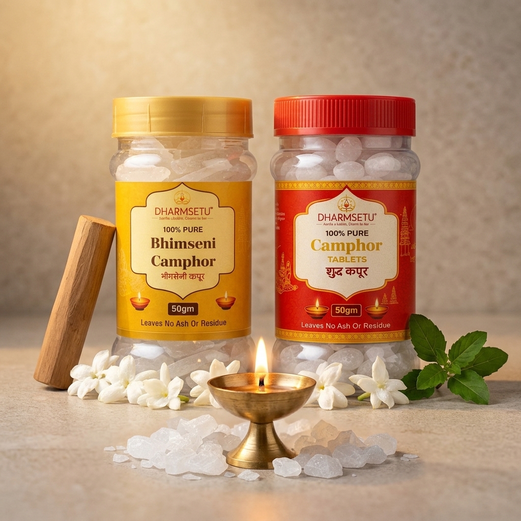 Dharmsetu Purifying Camphor Combo (50g + 50g)
