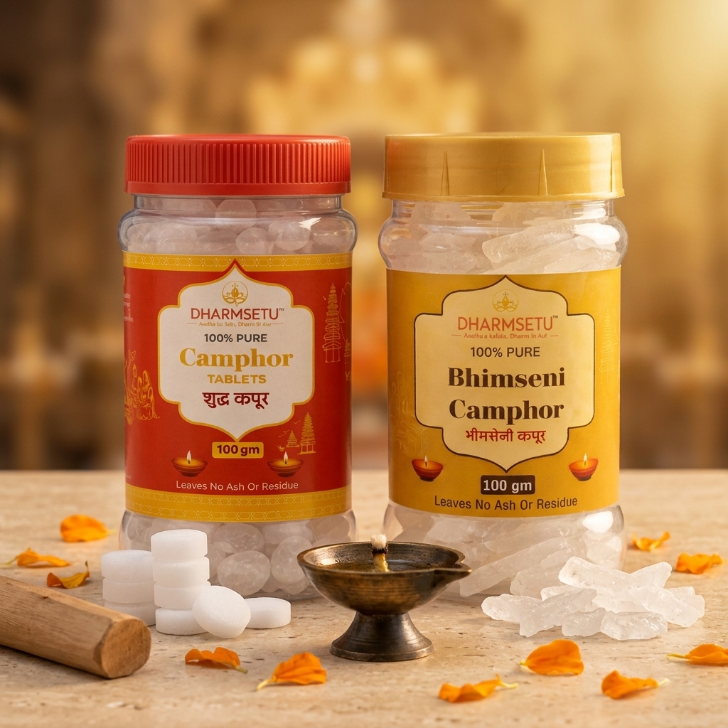 Dharmsetu Camphor Combo (100g + 100g)